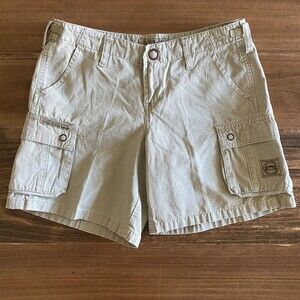 Vintage l.e.i. Khaki Cargo Short Juniors’/Women’s 3